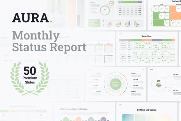 AURA Monthly Status Report PowerPoint: A Comprehensive Tool for Project Management