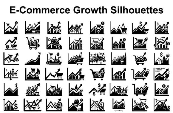 E-Commerce Growth Silhouettes