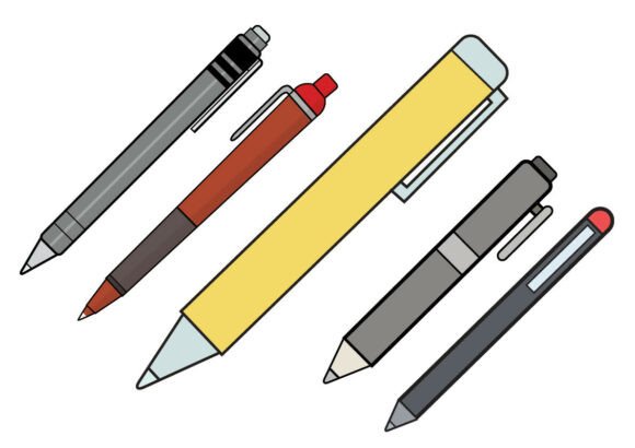 Pen Icons: A Refined Collection for UI and Design Projects