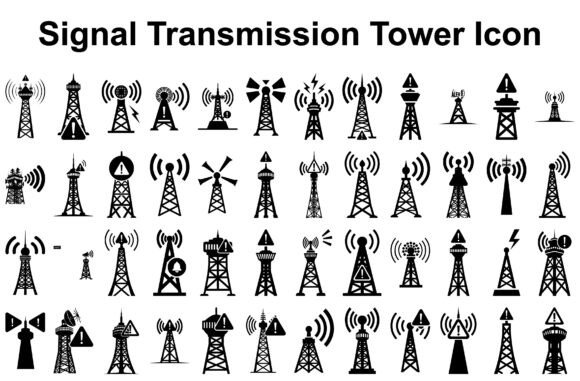 Signal Transmission Tower Icon